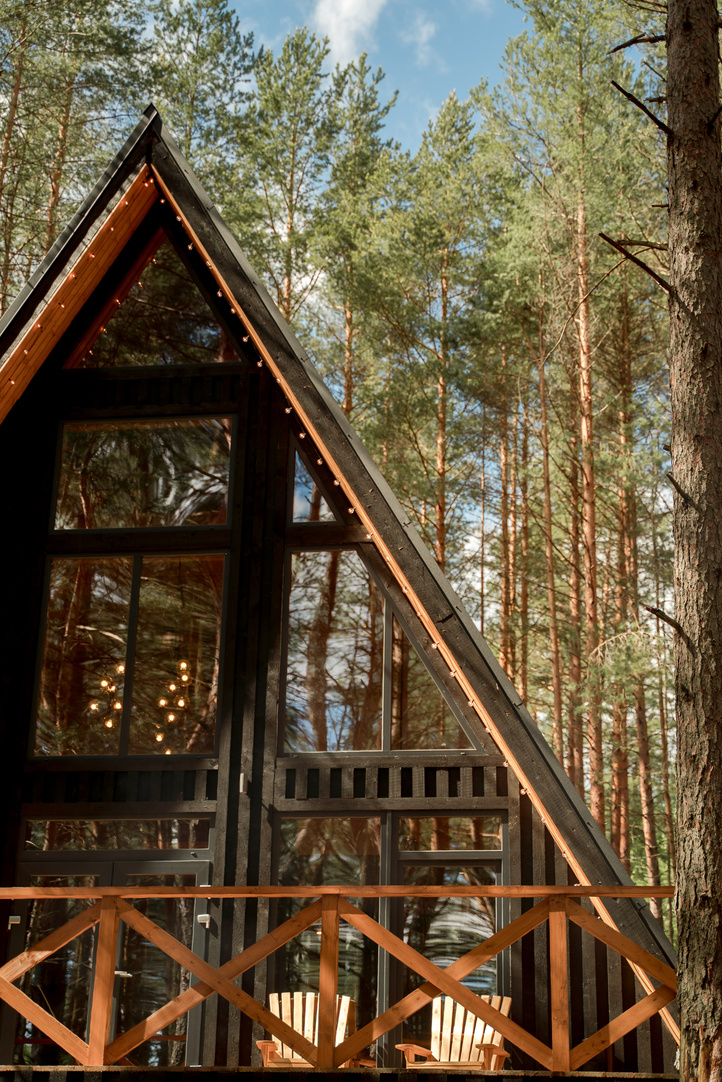 Wooden House by the Forest 